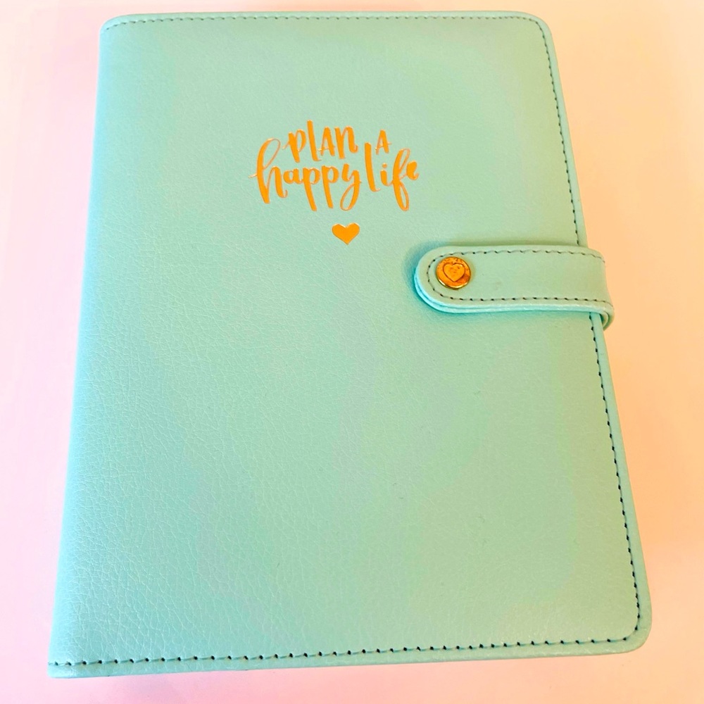2 Happy Personal Size Planners (NEW). Rings in great condition.